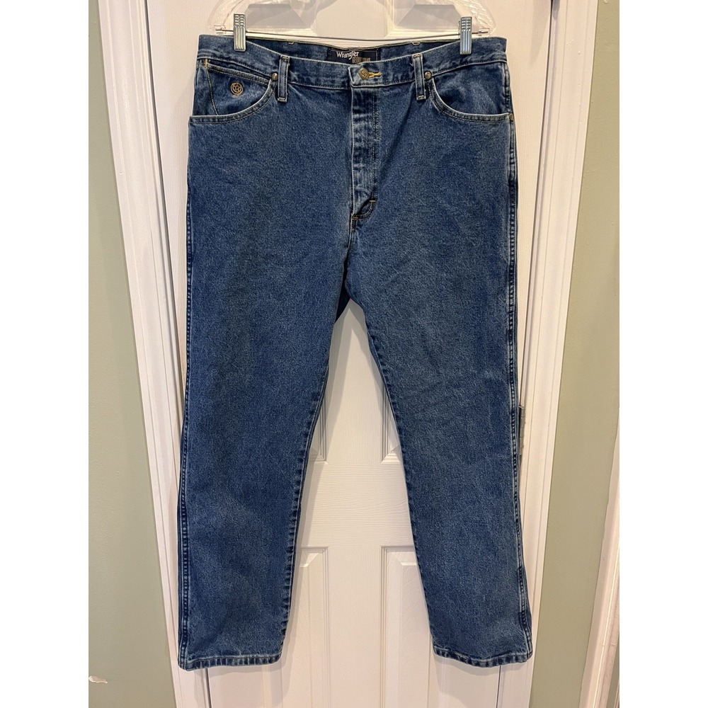 Wrangler George Strait Collection Cowboy Cut Blue Jeans Sz 36x32 1013MGSHD
